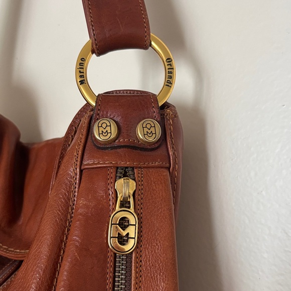 Marino Orlandi Leather Bucket Bag - Picture 4 of 8